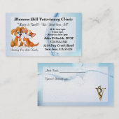 Carte de visite vétérinaire (Devant / Derrière)