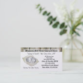 Carte de visite vétérinaire (Debout devant)