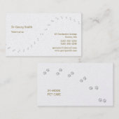 Carte De Visite Vétérinaire (Devant / Derrière)