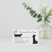 Carte de visite vétérinaire (Debout devant)