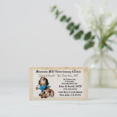 Carte de visite vétérinaire (Debout devant)