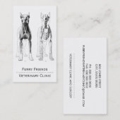 Carte De Visite vétérinaire (Devant / Derrière)
