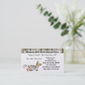 Carte de visite vétérinaire (Debout devant)