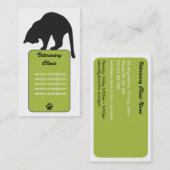 Carte de visite vétérinaire (Devant / Derrière)