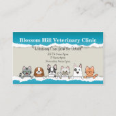 Carte de visite vétérinaire (Devant)