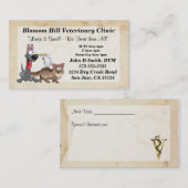 Carte de visite vétérinaire (Devant / Derrière)