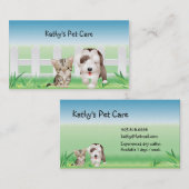 Carte de visite vétérinaire animal (Devant / Derrière)