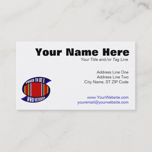 Carte De Visite Vétérinaire de 2ÈME GUERRE MONDIALE (Devant)