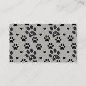 Carte de visite vétérinaire de chien de bande (Dos)