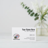 Carte De Visite Vétérinaire du Vietnam - ęr rondin Cmd (Debout devant)