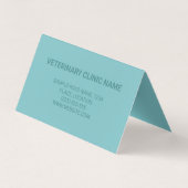 Carte De Visite Vétérinaire Homme & Animaux - Rendez-vous avec le  (Dos)