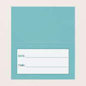 Carte De Visite Vétérinaire Homme & Animaux - Rendez-vous avec le  (Intérieur déplié)