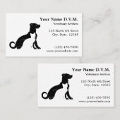 Carte De Visite Vétérinaire minimal (Devant / Derrière)