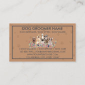 Carte De Visite Vétérinaire pour chien de garde (Dos)