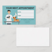 Carte De Visite Vétérinaire - Vet Clinic Next Nomination (Devant / Derrière)