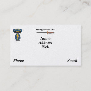 Carte De Visite Vétérinaires de sof de sfg de sf de bérets vert