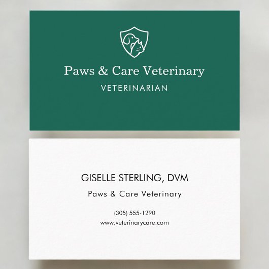Carte De Visite Veterinarian