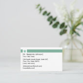 Carte De Visite Veterinarian Appointment Card | Photo Template (Debout devant)