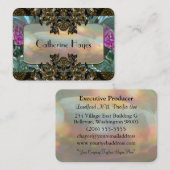 Carte De Visite Vethmedow 2,5" professionnel élégant (Devant / Derrière)