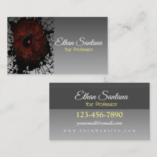 Carte De Visite Veuve noire