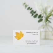 Carte De Visite Vibes d'automne (Debout devant)