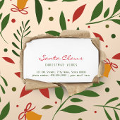 Carte De Visite Vibes de Noël