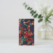 Carte De Visite Vibrant African Geometric Tribal Abstract Pattern  (Debout devant)