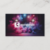 Carte De Visite Vibrant and Bold Business Card with Creative Style (Devant)