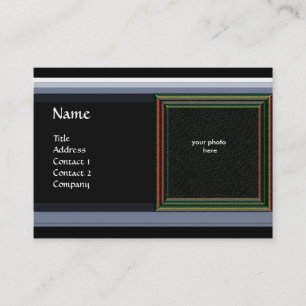 Carte De Visite VIBRANT DAMASK MEMORY MONOGRAMME jaune