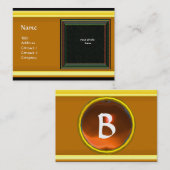 Carte De Visite VIBRANT MÉMOIRE2 MONOGRAPHIE JEU orange (Devant / Derrière)
