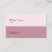 Carte De Visite Vibrant rose cerisier Blossom Bokeh (Dos)