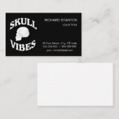 Carte De Visite Vibrations de crâne (Devant / Derrière)