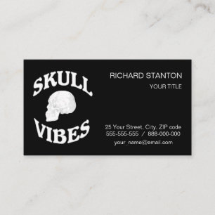 Carte De Visite Vibrations de crâne