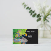 CARTE DE VISITE VIBRATIONS DE MATIÈRE (Debout devant)