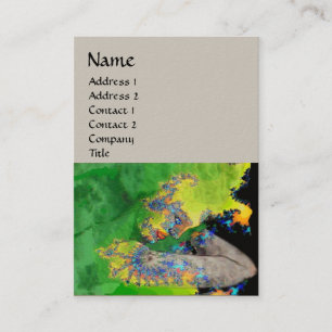 Carte De Visite VIBRATIONS DE MATIÈRE, gris