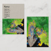 Carte De Visite VIBRATIONS DE MATIÈRE, gris (Devant / Derrière)