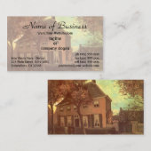 Carte De Visite Vicarage à Nuenen par Vincent van Gogh (Devant / Derrière)