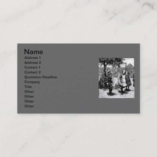 Carte de visite victorien (Devant)