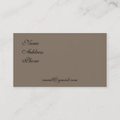 Carte de visite victorien (Dos)