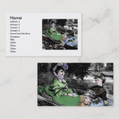 Carte de visite victorien (Devant / Derrière)