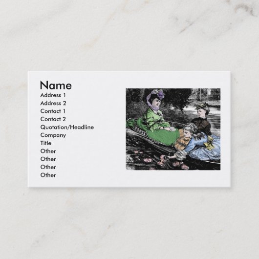 Carte de visite victorien (Devant)