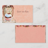 Carte de visite victorien de Cupcake (Devant / Derrière)