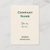 Carte de visite victorien fleuri de fenêtre de (Dos)