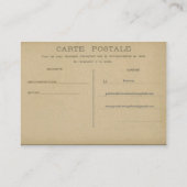 Carte De Visite Victorium Steampunk (Dos)