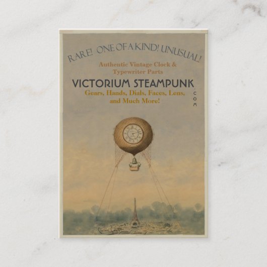 Carte De Visite Victorium Steampunk (Devant)