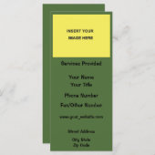 Carte de visite vide (Devant / Derrière)