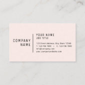 Carte De Visite Vide (Dos)