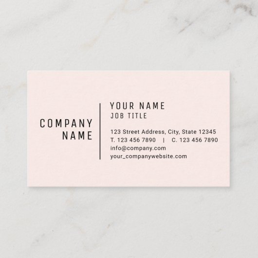 Carte De Visite Vide (Dos)