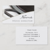 Carte de visite vidéo (Devant / Derrière)