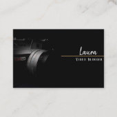 Carte De Visite Video Blogger (Devant)